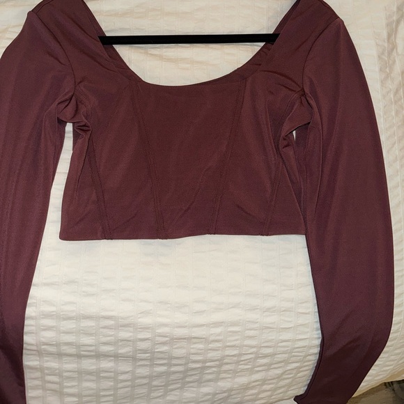 Dynamite long sleeve corset style top - Picture 2 of 3